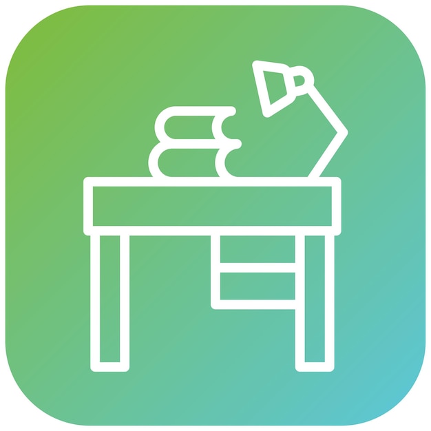 Estilo del icono del escritorio de estudio de diseño vectorial