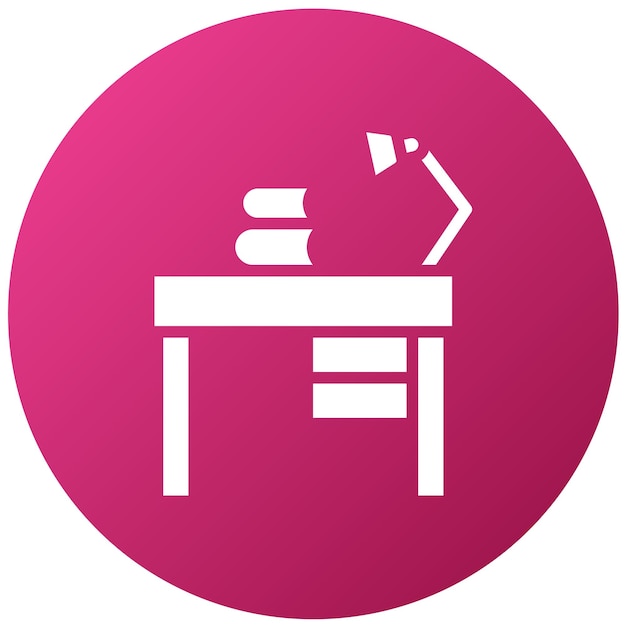 Estilo del icono del escritorio de estudio de diseño vectorial