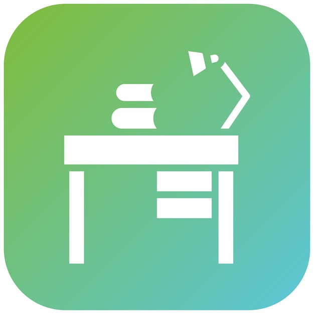 Estilo del icono del escritorio de estudio de diseño vectorial