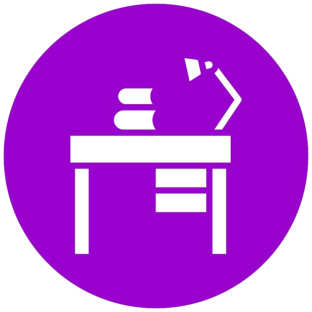 Estilo del icono del escritorio de estudio de diseño vectorial