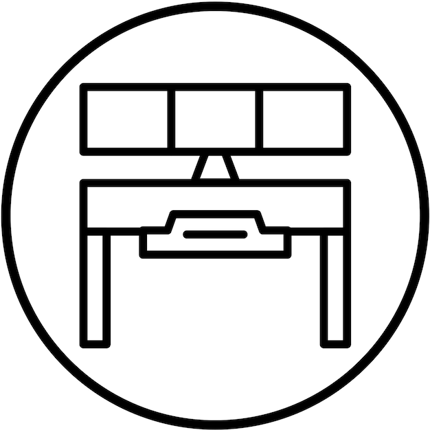 Estilo de icono de escritorio de juego de diseño vectorial