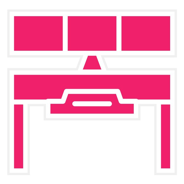 Estilo de icono de escritorio de juego de diseño vectorial