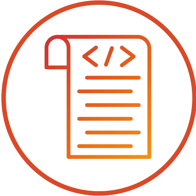 Estilo de icono de escritura de diseño vectorial