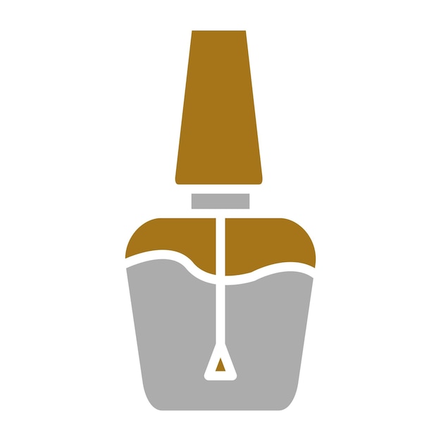 Estilo del icono del esmalte de uñas