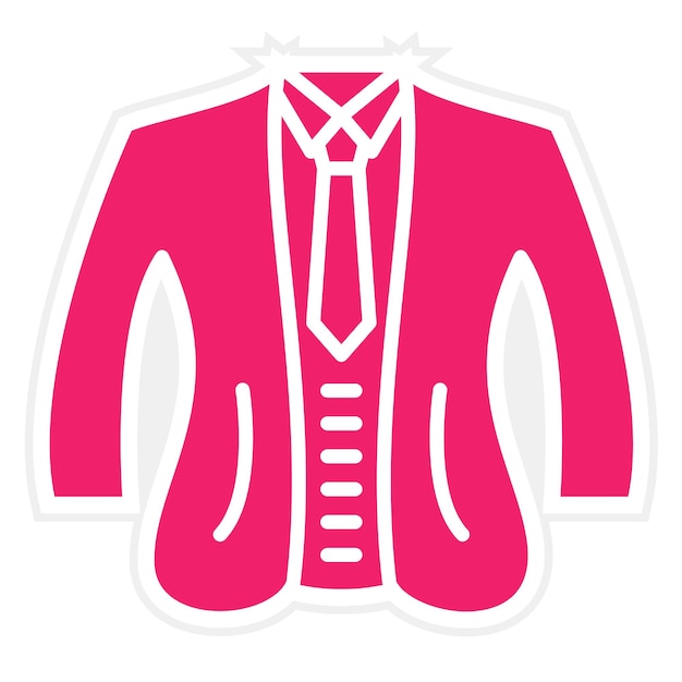 Estilo del icono del esmoquin