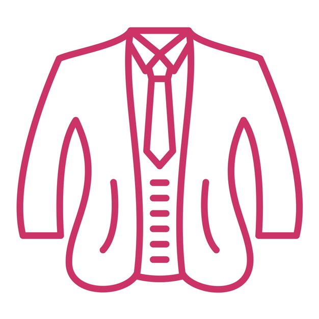 Estilo del icono del esmoquin