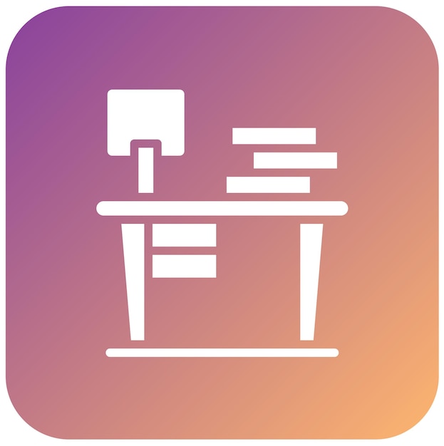 Estilo del icono del espacio de trabajo de diseño vectorial