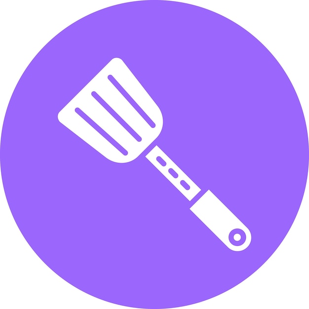 Estilo del icono de la espátula de diseño vectorial