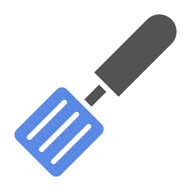 Estilo del icono de la espátula de diseño vectorial