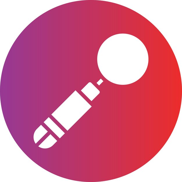 Estilo del icono del espejo bucal