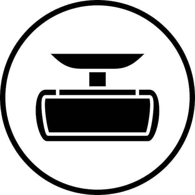 Estilo del icono del espejo retrovisor de diseño vectorial