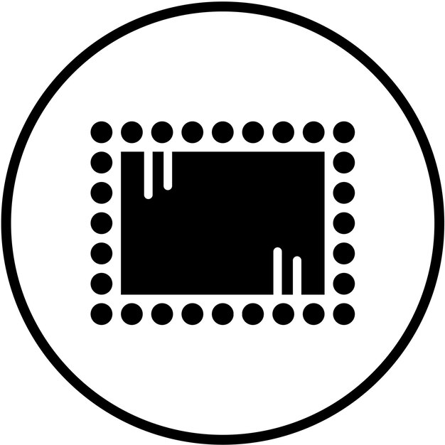 Estilo del icono de los espejos de diseño vectorial
