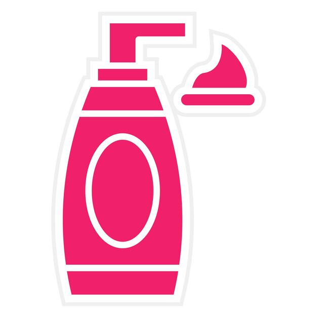 Estilo del icono de la espuma de limpieza de diseño vectorial
