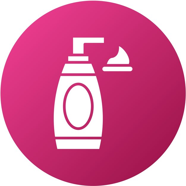 Estilo del icono de la espuma de limpieza de diseño vectorial