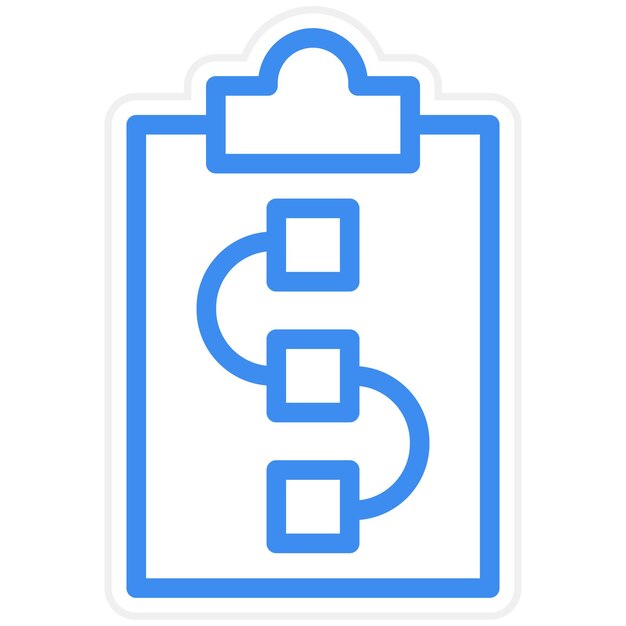 Estilo del icono del esquema del proyecto de diseño vectorial