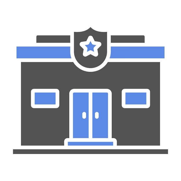 Estilo del icono de la estación de policía