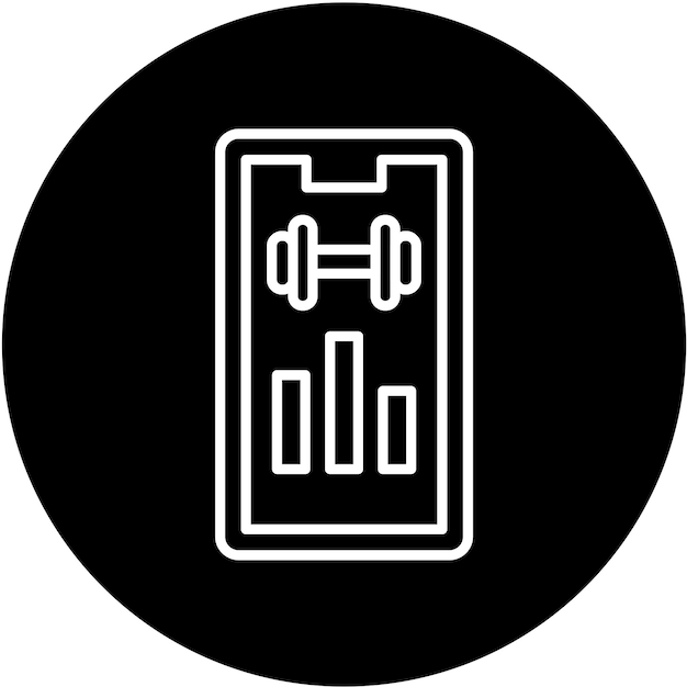 Estilo del icono de las estadísticas de diseño vectorial