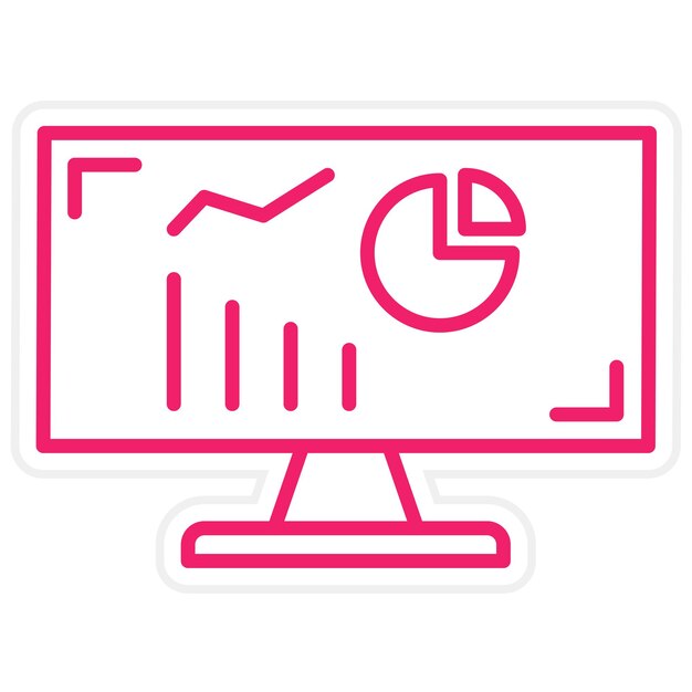 Estilo del icono de las estadísticas de mercado