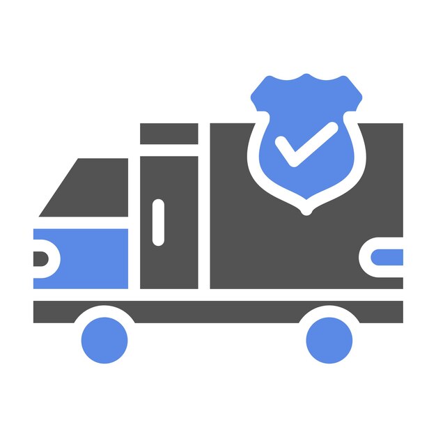Estilo del icono del estado del envío del diseño vectorial