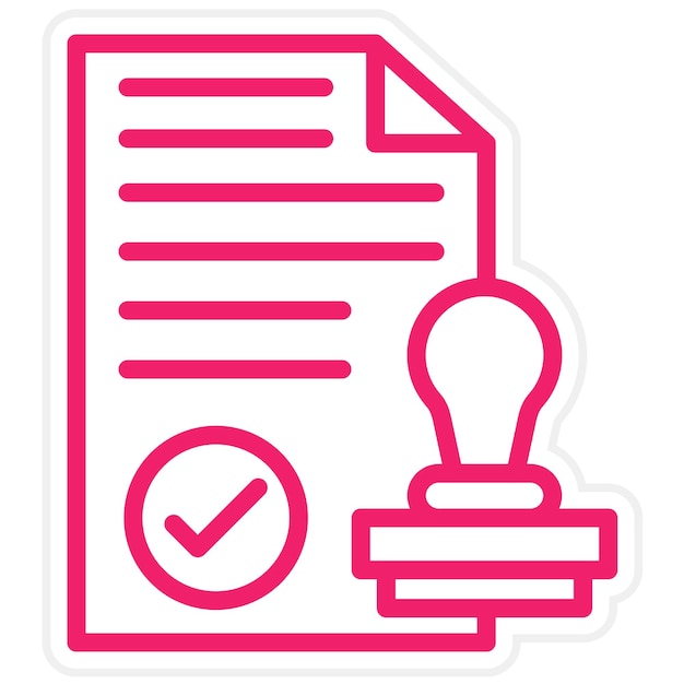 Estilo de icono estampado de diseño vectorial