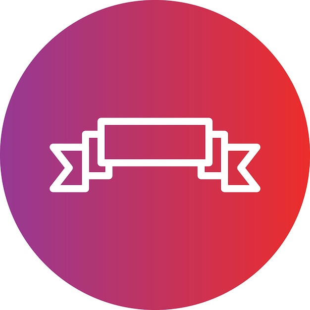 Estilo del icono del estandarte de diseño vectorial