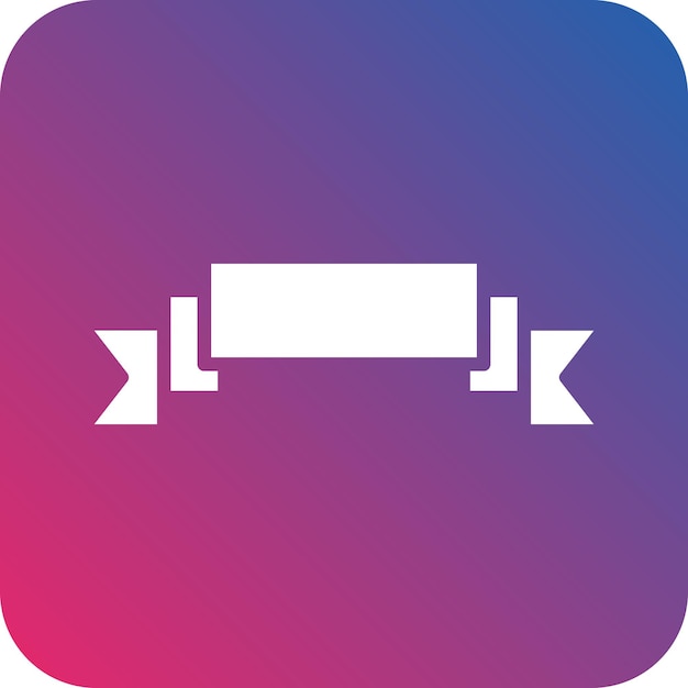 Estilo del icono del estandarte de diseño vectorial