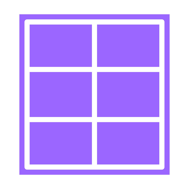 Estilo de icono de estantería metálica de diseño vectorial