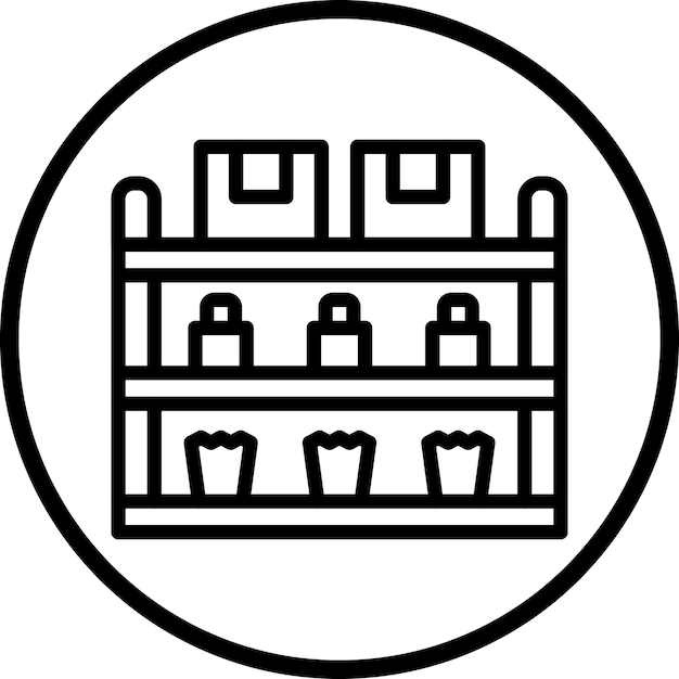 Estilo del icono de las estanterías