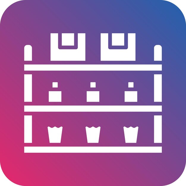 Estilo del icono de las estanterías