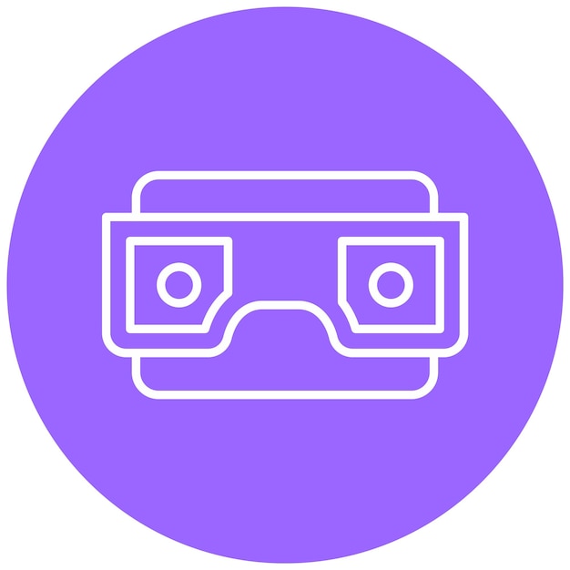 Estilo de icono estereoscópico de diseño vectorial