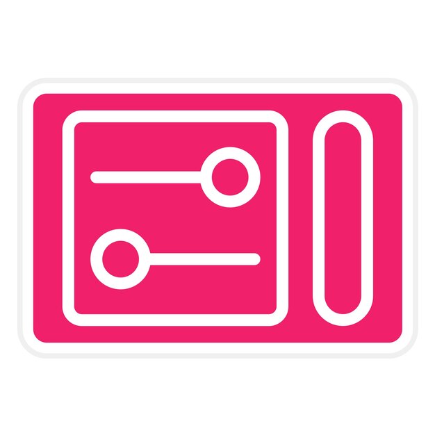 Estilo del icono del esterilizador de diseño vectorial