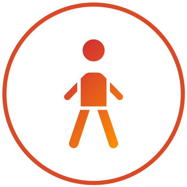 Estilo del icono de estiramiento del diseño vectorial