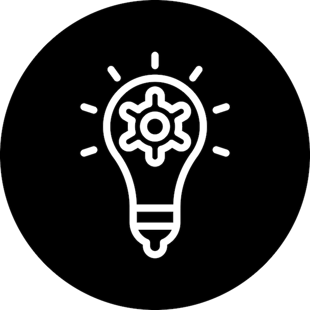 Estilo de icono de la estrategia de diseño vectorial