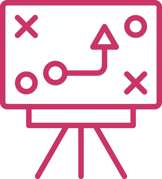 Estilo de icono de la estrategia de negocio de diseño vectorial