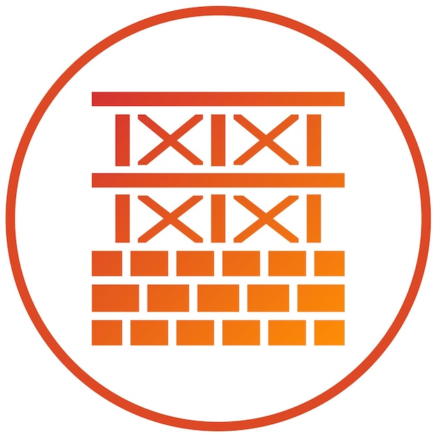 Estilo del icono de la estructura de construcción del diseño vectorial