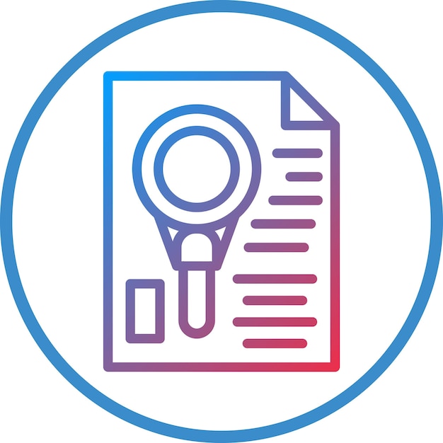 Estilo del icono de estudio de caso