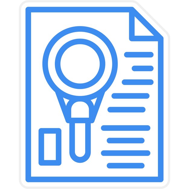 Estilo del icono de estudio de caso