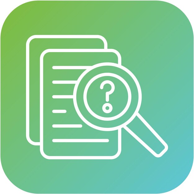 Estilo del icono de estudio de caso