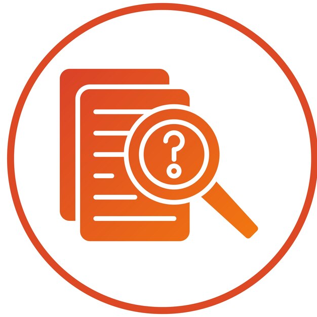 Estilo del icono de estudio de caso