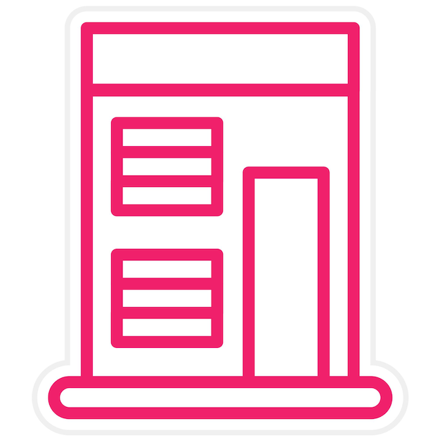 Estilo de icono del estudio de diseño vectorial de tatuajes