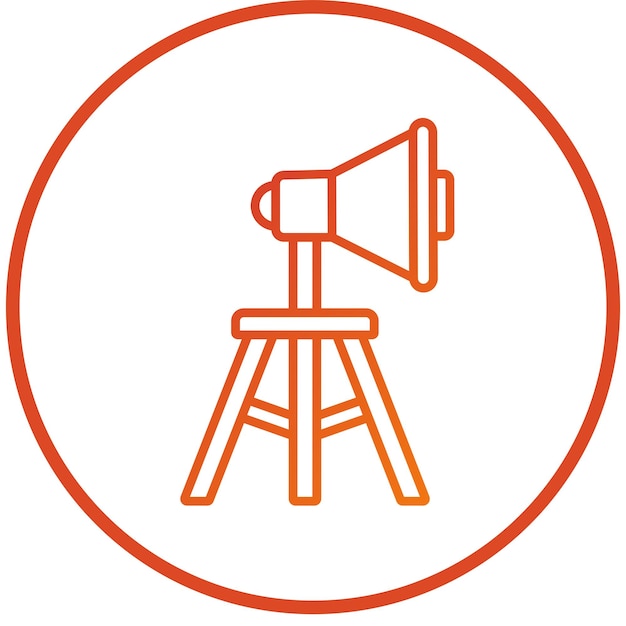 Estilo de icono del estudio de diseño vectorial