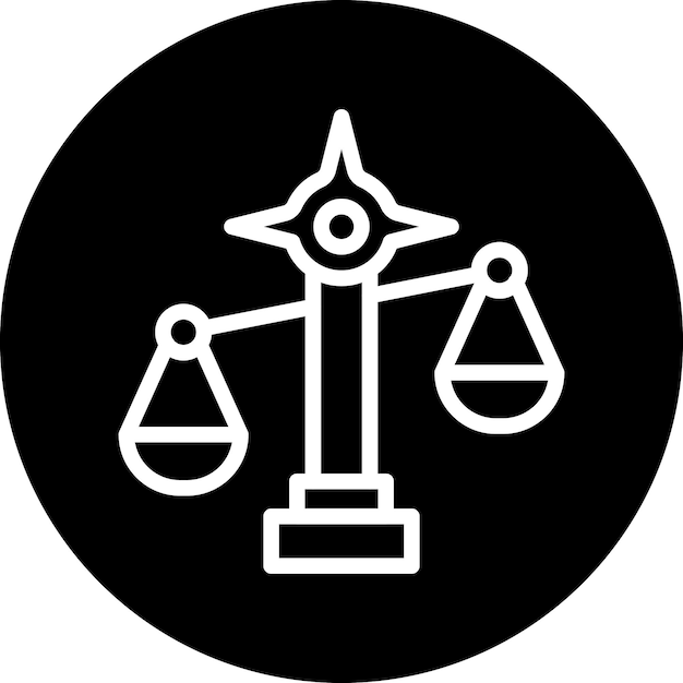 Estilo del icono de la ética del diseño vectorial