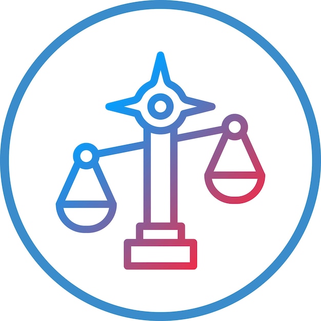 Estilo del icono de la ética del diseño vectorial