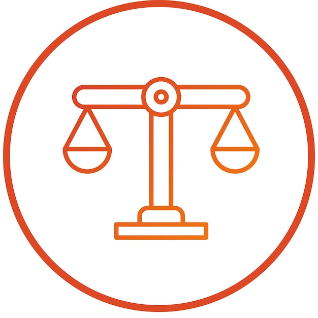 Estilo del icono de la ética del diseño vectorial