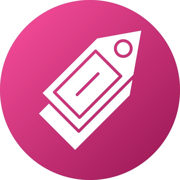 Estilo del icono de la etiqueta de diseño vectorial