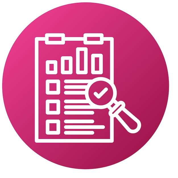 Estilo del icono de evaluación del diseño vectorial