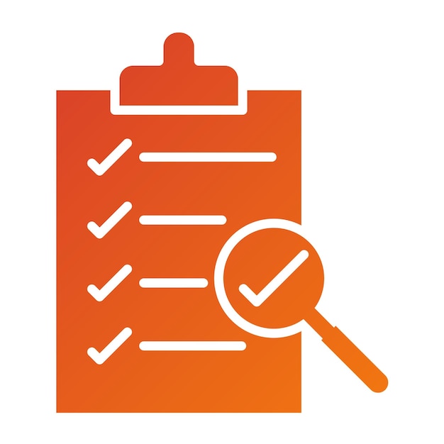 Estilo del icono de evaluación del diseño vectorial