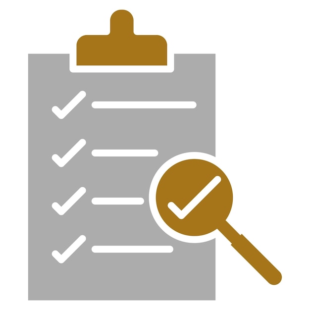 Estilo del icono de evaluación del diseño vectorial