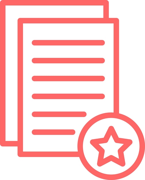 Estilo del icono de evaluación del estudio de diseño vectorial