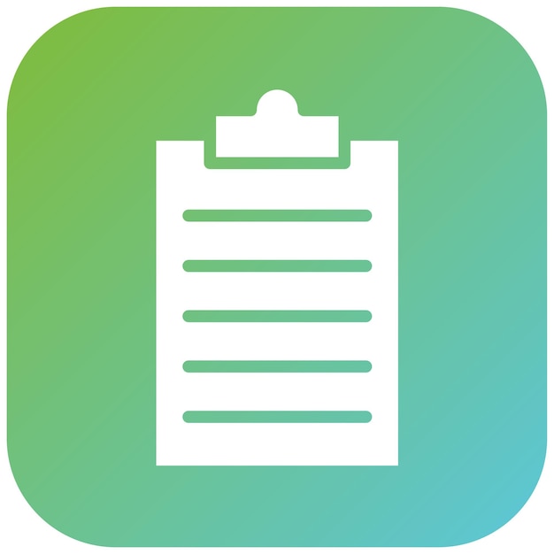 Estilo del icono de evaluación de las necesidades de diseño vectorial